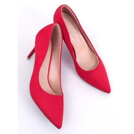 Belluci Stilettos Mujer Tilda Ante Rojo 4