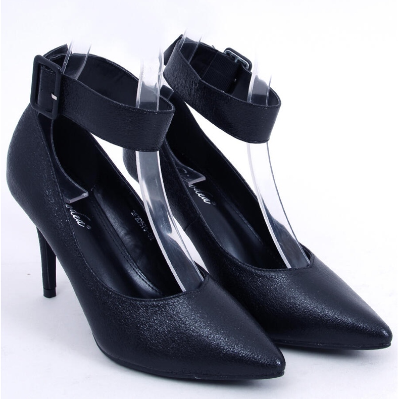 Zapatos de tacón de mujer Claire Black Metalizado negro 1
