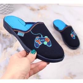 Zapatillas casa niño azul marino Befado 707Y420 3