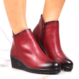 Botas con cuña insuladas Jezzi W JEZ377B rojo 2