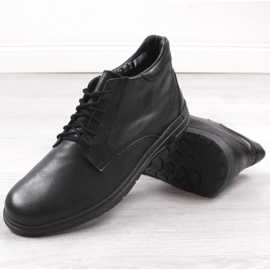 Botines confort piel Łukbut M LUK1806B negro 2