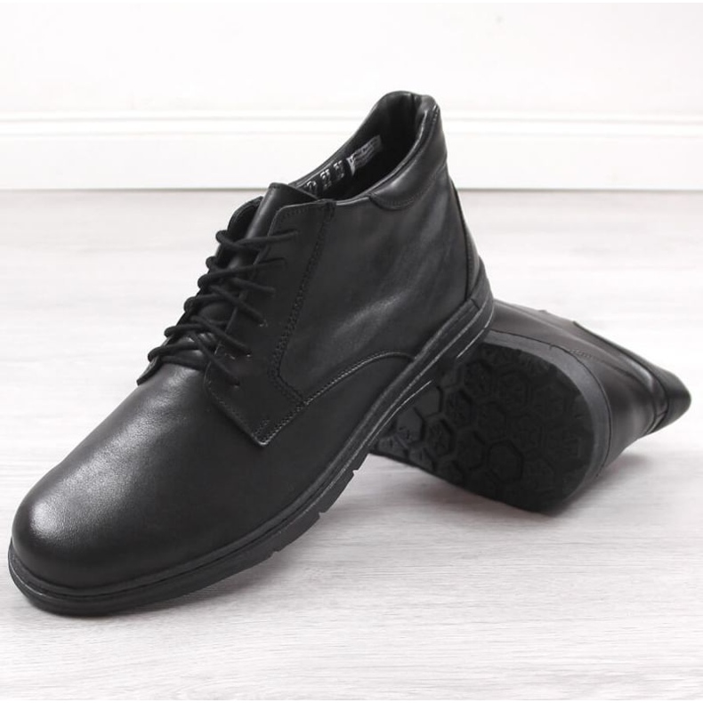 Botines confort piel Łukbut M LUK1806B negro 2