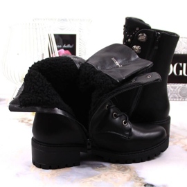 Botas con pedrería Jezzi W JEZ383 negro 7