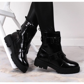 Botas con hebillas aisladas Laura La.Fi W PMR24A negro 2