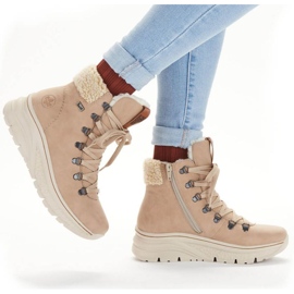 Botas aislantes impermeables Rieker W RKR572 beige 3