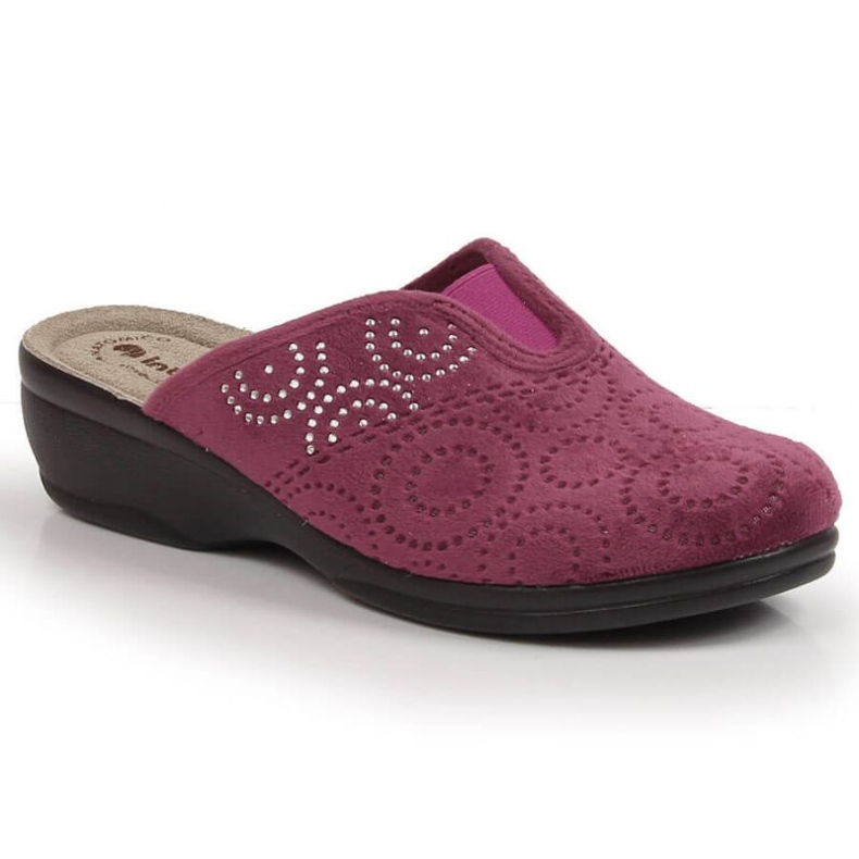 Pantuflas cómodas con banda elástica Inblu ARC22 rojo 1