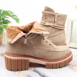 Botas aislantes para trabajadores Jezzi W JEZ366 beige 7