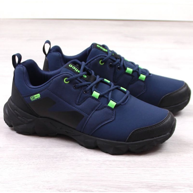 Atletico Zapatillas de trekking impermeables Atlético M ATC445 azul marino 1 Atletico Zapatillas de trekking impermeables Atlético M ATC445 azul marino 1