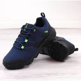 Atletico Zapatillas de trekking impermeables Atlético M ATC445 azul marino 2