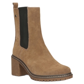 Botas de piel ante poste insuladas Filippo W PAW392B beige 2 Botas de piel ante poste insuladas Filippo W PAW392B beige 2