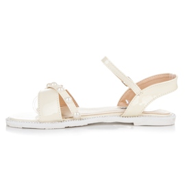 Vices Sandalias Planas Con Perlas amarillo 1 Vices Sandalias Planas Con Perlas amarillo 1