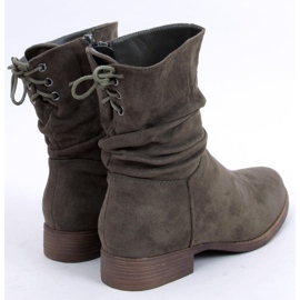 PA1 Botas planas de ante verde Theda 1 PA1 Botas planas de ante verde Theda 1