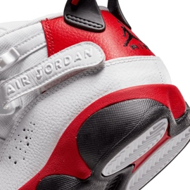 Nike Jordan 6 Anillos 323419-126 zapatos blanco rojo 7