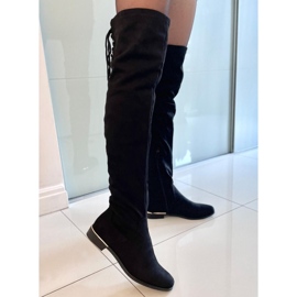 BM Botas Musleras Planas Bessie Negro 3