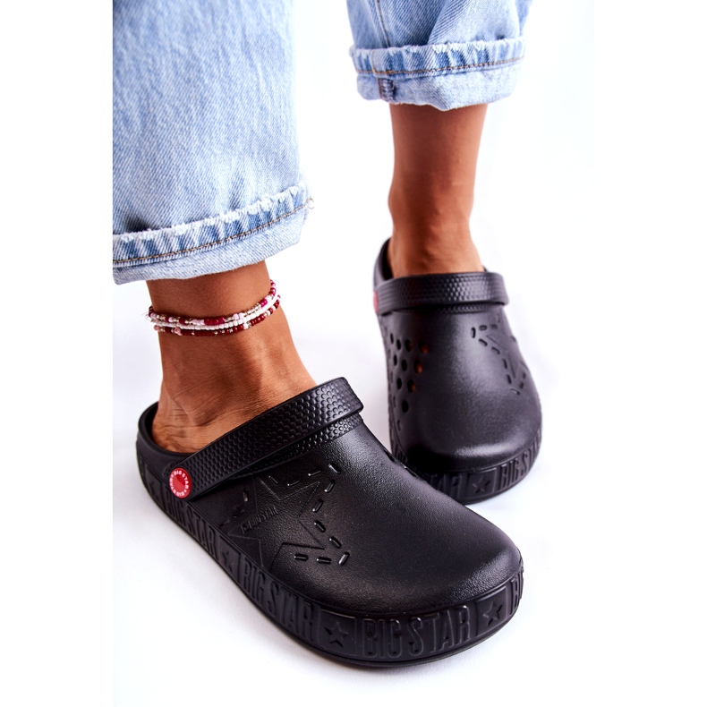 Pantuflas Ligeras Mujer Kroks Big Star II275001 Negro 4