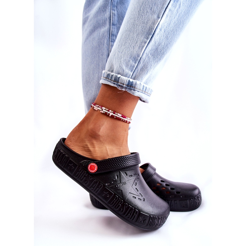 Pantuflas Ligeras Mujer Kroks Big Star II275001 Negro 1