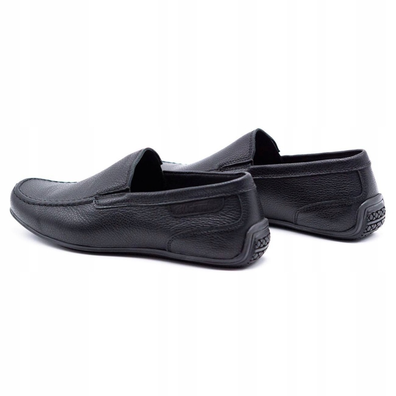 Polbut Mocasines hombre piel 2105 grano negro 4