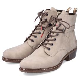 Cómodas botas aislantes mujer beige Rieker Y0820-64 12