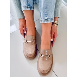PA1 Mocasines mujer Bridget Caqui beige 5