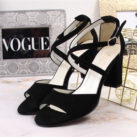Sandalias mujer ante negro Azali 2941 3