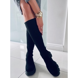 BM Botines estilo calcetín Janelle Black negro 2