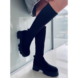 BM Botines estilo calcetín Janelle Black negro 1 BM Botines estilo calcetín Janelle Black negro 1