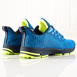 DK Zapatos deportivos cómodos para hombres. azul 3