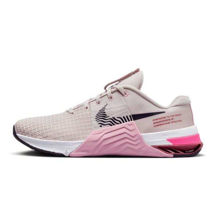 Nike Metcon 8 W DO9327-600 zapatillas rosado 1
