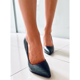 BM Zapatos de tacón de mujer Leda Green negro verde 4