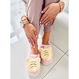 BM Pantuflas Mujer Rosa Perla rosado amarillo 5