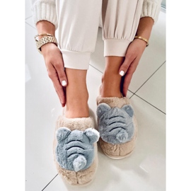 PA1 Pantuflas Mujer Beige Perla 1