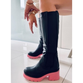PA1 Botas con suelas de colores de Woods BLACK/PEACHPUFF negro 2