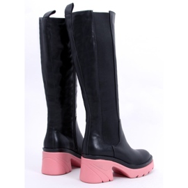 PA1 Botas con suelas de colores de Woods BLACK/PEACHPUFF negro 3