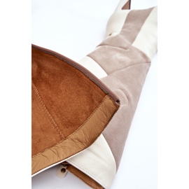 Botas Rodilla Mujer Piel Maciejka 05784-22 Beige Claro 7