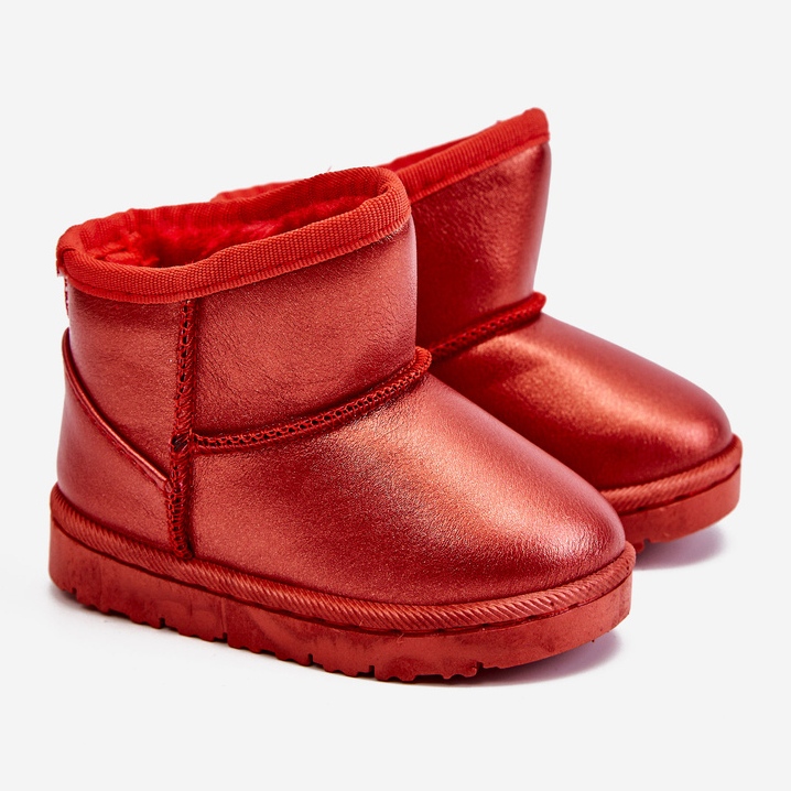 Botas de nieve para niños con aislamiento Red Scooby rojo 1