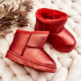 Botas de nieve para niños con aislamiento Red Scooby rojo 6