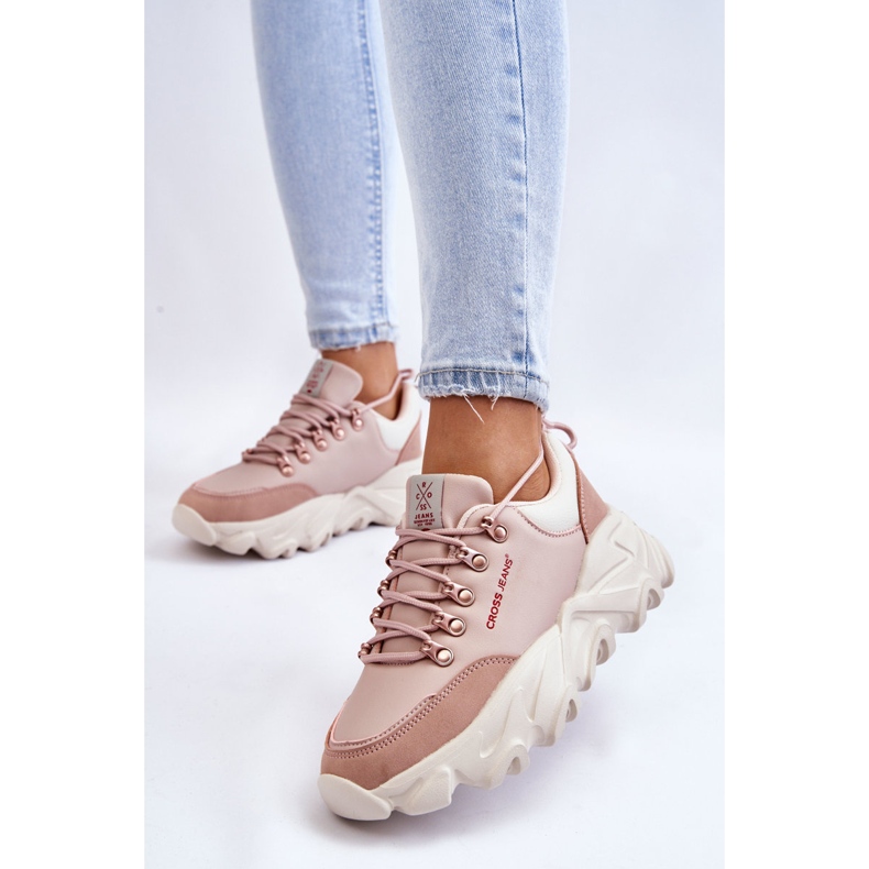 Zapatillas Mujer Plataforma Cross Jeans KK2R4072C Nude rosado 2