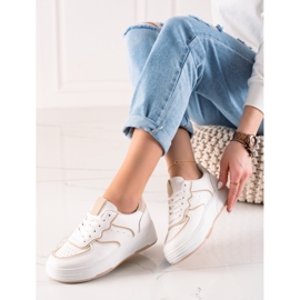 Weide Cómodas zapatillas casuales blanco 1