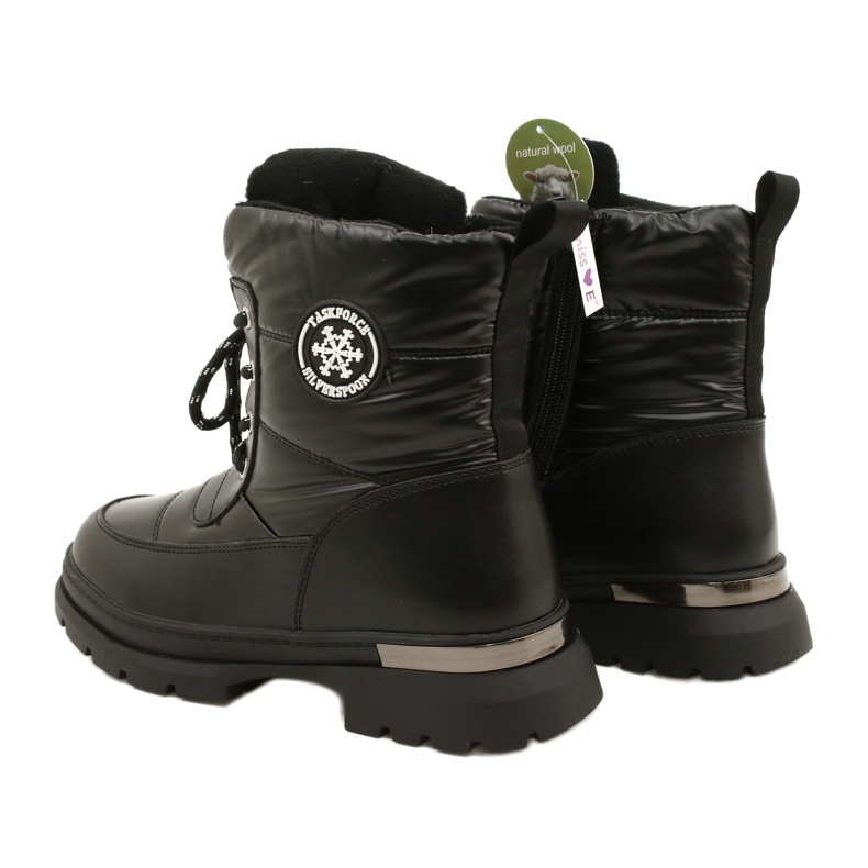 Botas de nieve para niños Miss Evento 22DZ23-5258 Negro 3