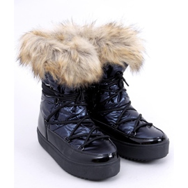 Botas de nieve de mujer Amerie Blue negro 4