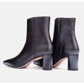 Marco Shoes Botas elegantes en el poste negro 6