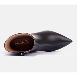 Marco Shoes Botas elegantes en el poste negro 7