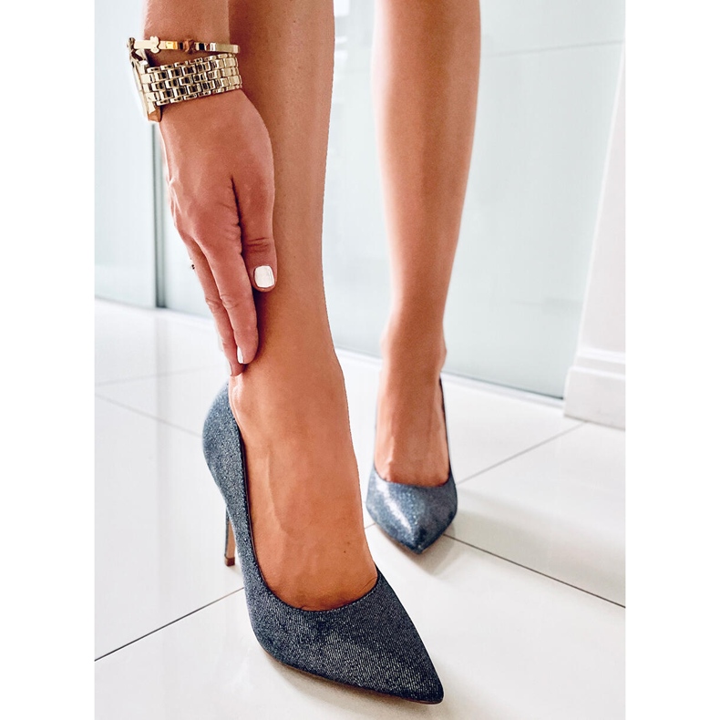 PA1 Tacones iridiscentes Halsey Gun de mujer azul marino multicolor 2