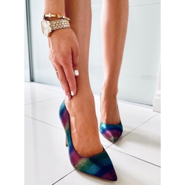 PA1 Zapatos de salón iridiscentes de mujer Halsey Colorful violeta azul rosado multicolor verde 2