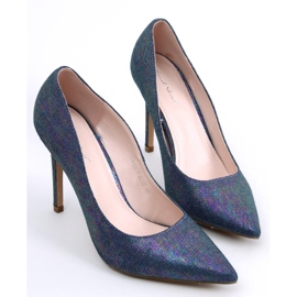 PA1 Tacones irisados ​​de mujer Halsey Blue azul marino azul multicolor 5