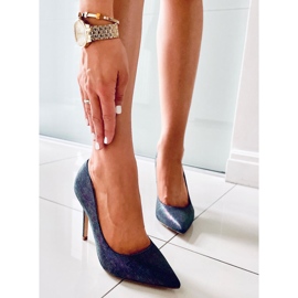 PA1 Tacones irisados ​​de mujer Halsey Blue azul marino azul multicolor 2