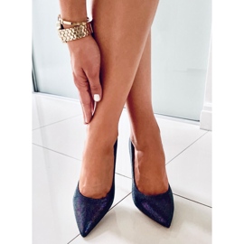 PA1 Tacones irisados ​​de mujer Halsey Blue azul marino azul multicolor 4