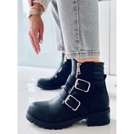 PA1 Botas militares negras Terry negro 3