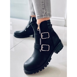 PA1 Botas militares negras Terry negro 5