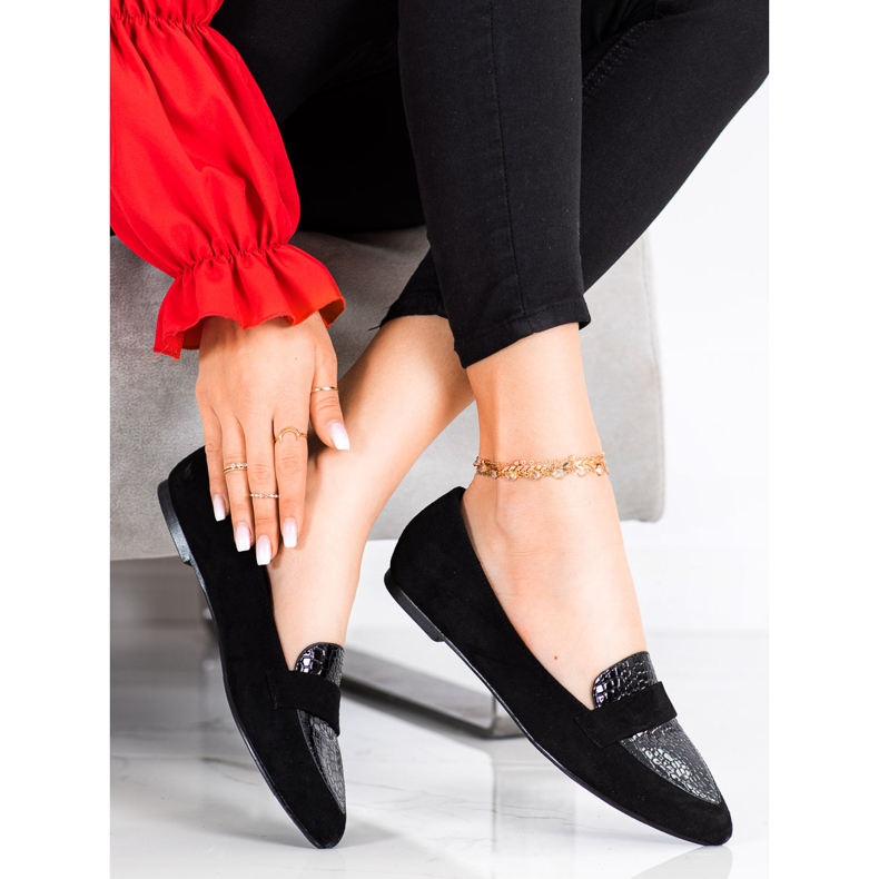 Goodin Mocasines negros en Spitz 1